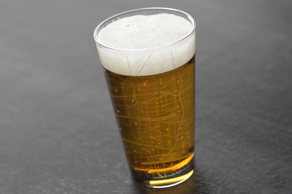 Indianapolis Street Maps Pint