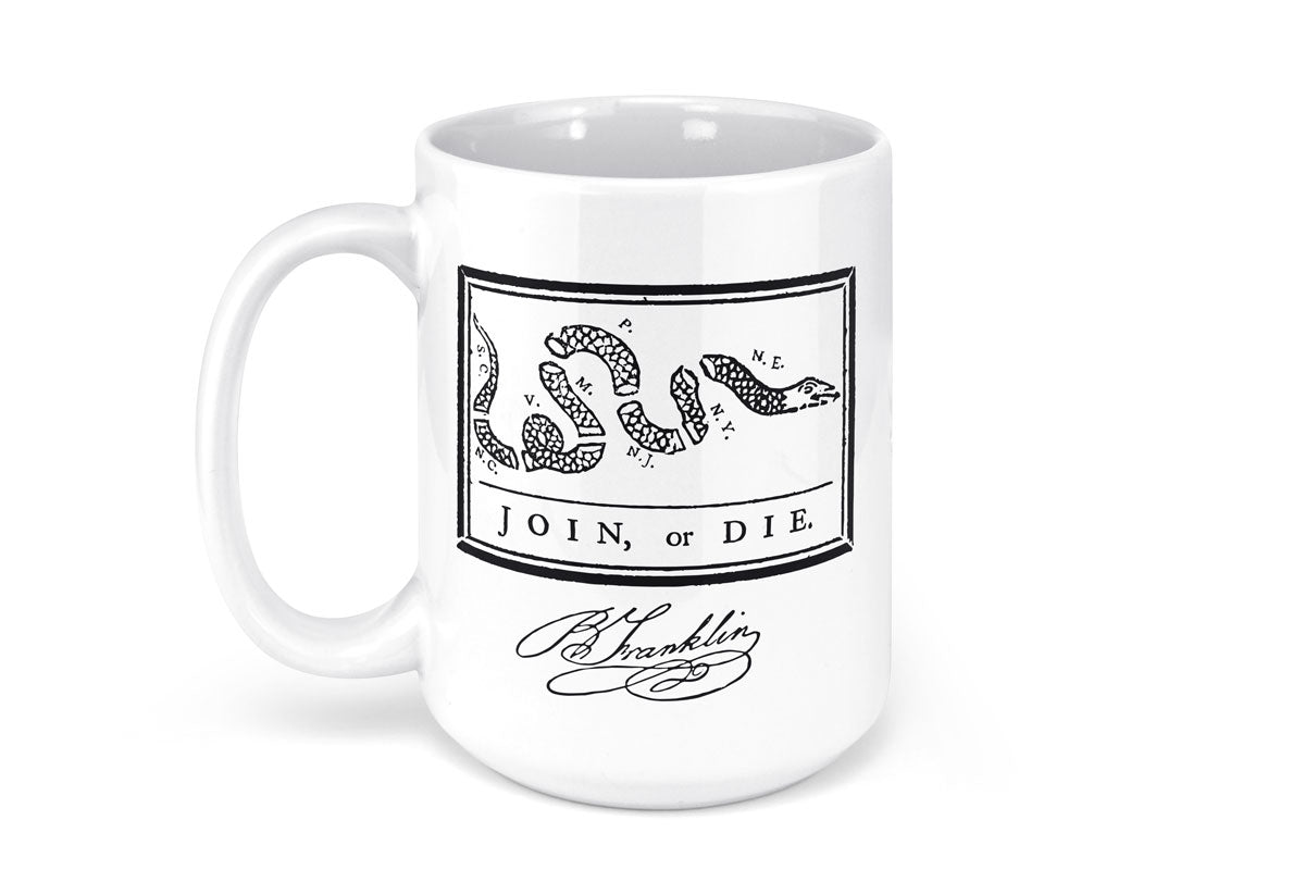 Join or Die Ceramic Mug - 15oz