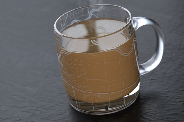 Kansas City Map Coffee Mug