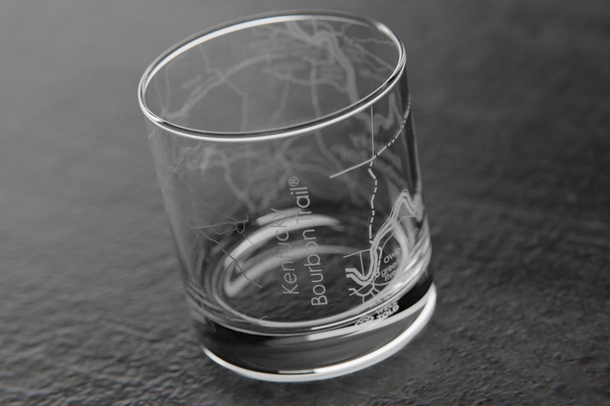 Louisville Skyline Rocks Glass/ Old Fashioned Glass/ Whiskey 