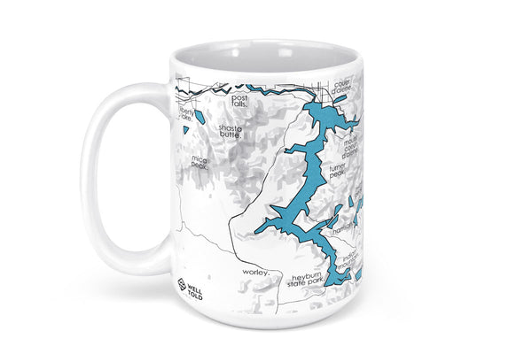 Coffee Mug - MAP OF GLEN LAKE 15 oz. Insulated Coffee Mug with Handle –  Creations By DM