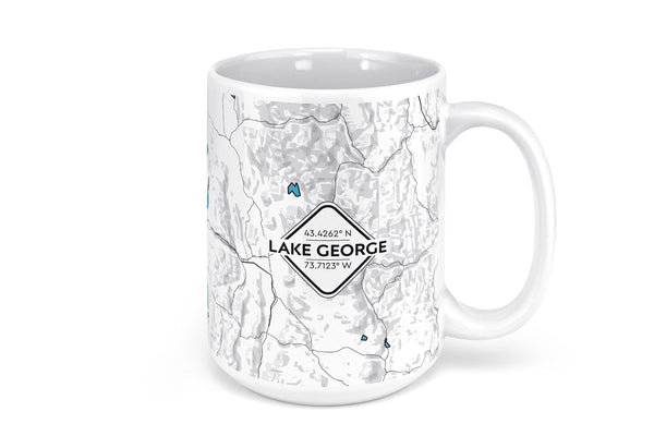 Coffee Mug - MAP OF GLEN LAKE 15 oz. Insulated Coffee Mug with Handle –  Creations By DM