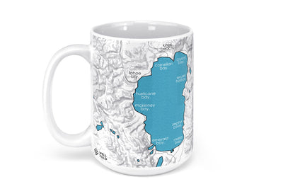 Lake Tahoe Map Mug - 15oz