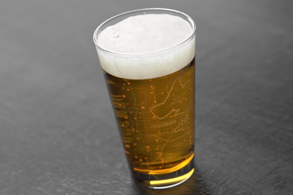 Madison Map Pint Glass
