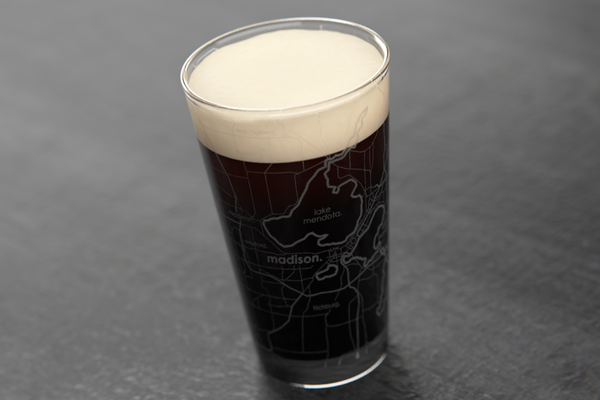 Madison Map Pint Glass