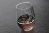 Madison WI Map Stemless Wine Glass