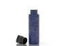Midnight blue custom insulated water bottle