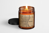Hometown Map Candle - Amber