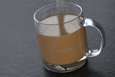 Milwaukee Map Coffee Mug