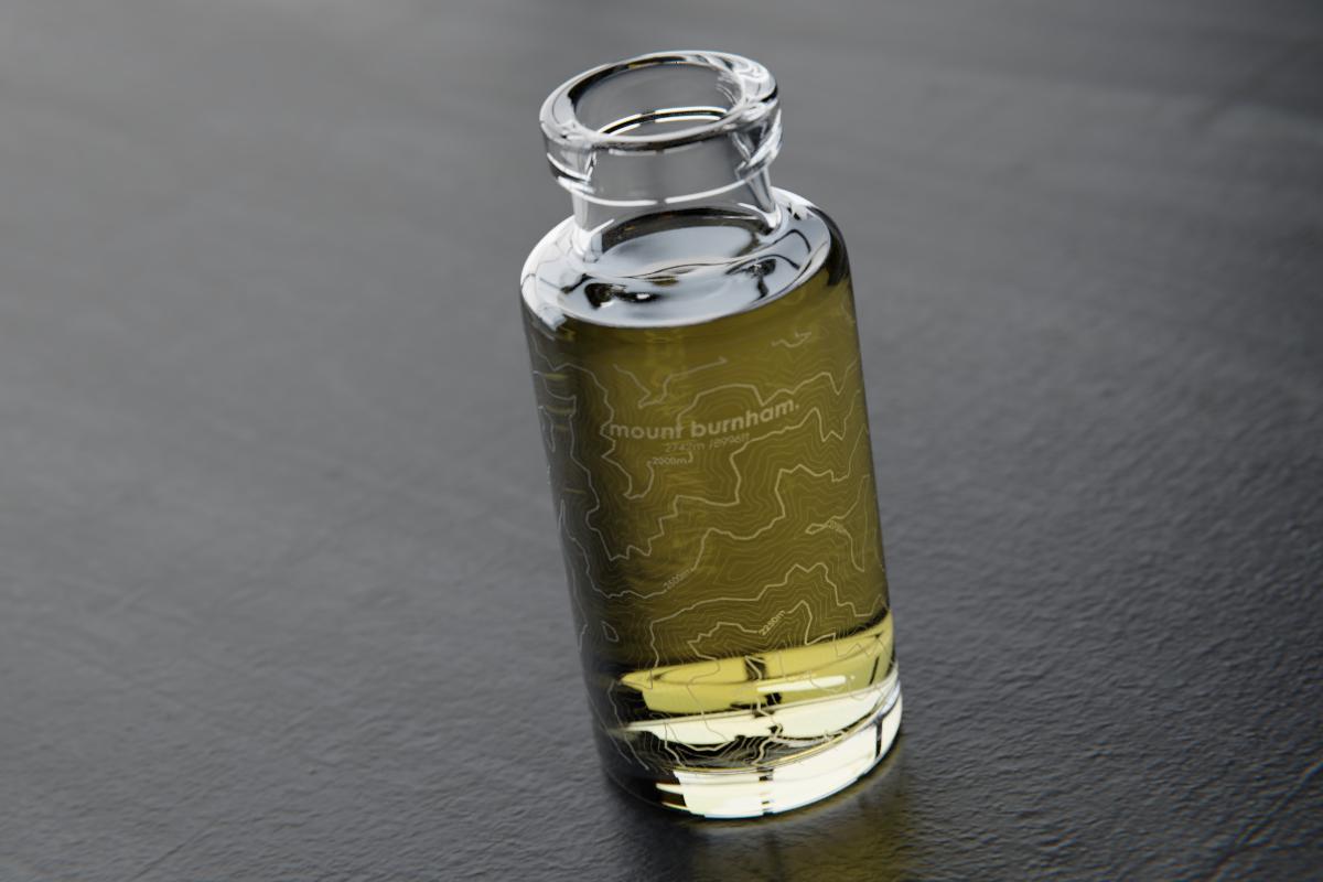 Topography Maps Rustic Carafe