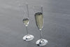 Topography Maps Stemmed Champagne Flute Pair