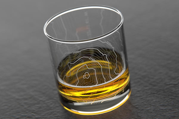 Mt Shasta, CA - Topo Rocks Glass