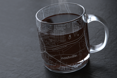 Nashville Map Coffee Mug