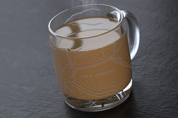 New Orleans Map Coffee Mug