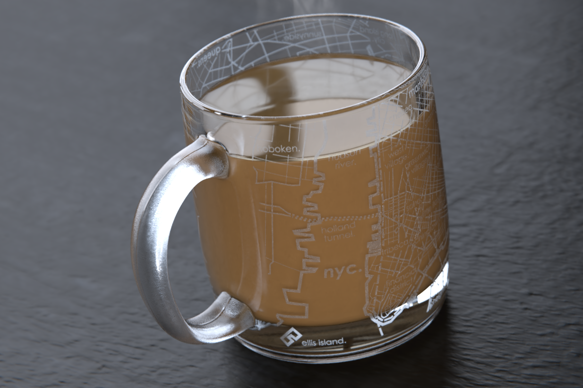 85 coffee mug NYC Map Coffee Mug - NYC Coffee Mug