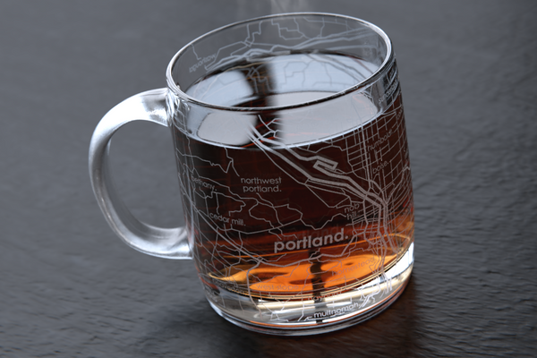 Portland OR Map Coffee Mug