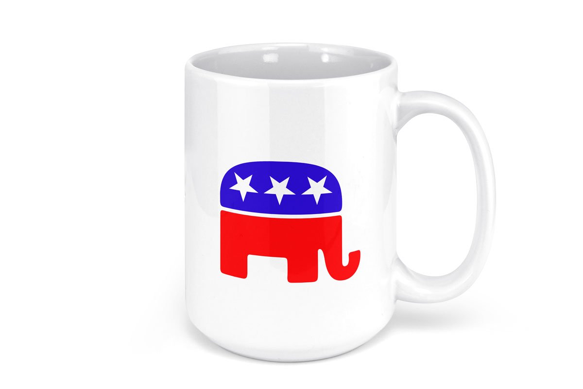 History 15oz Ceramic Coffee Mug - Democratic Party