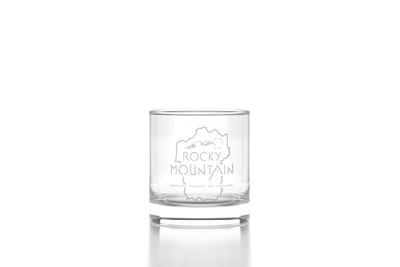 Rocky Mountain Rocks Glass