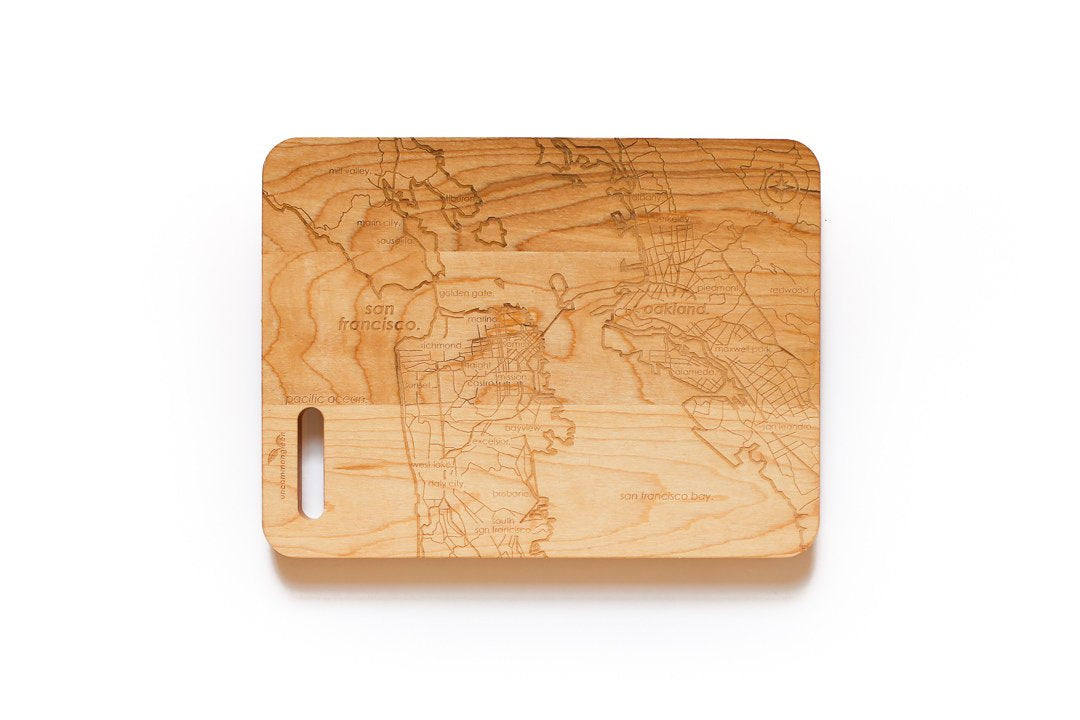 San Francisco Map Bar Board