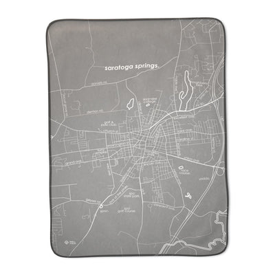 Home Town Map Blanket