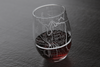 Seattle Map Stemless Wine Glass