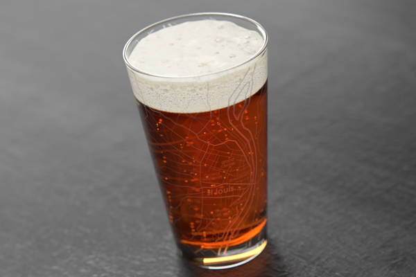 St. Louis Map Pint Glass
