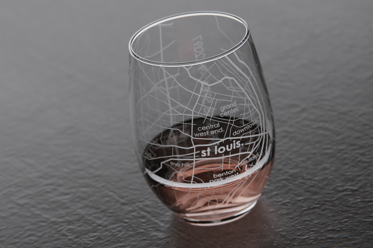 City Stemless Wine Glass - St Louis