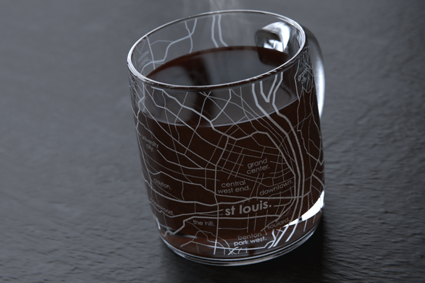 St Louis Map Coffee Mug