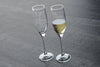 Custom etched champagne flutes