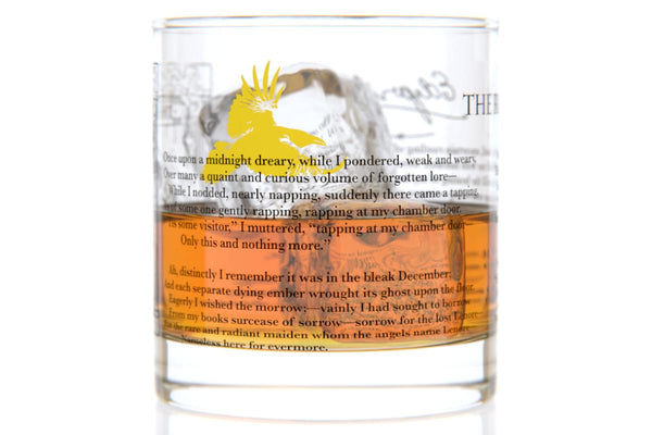 The Raven - Poe Rocks Glass