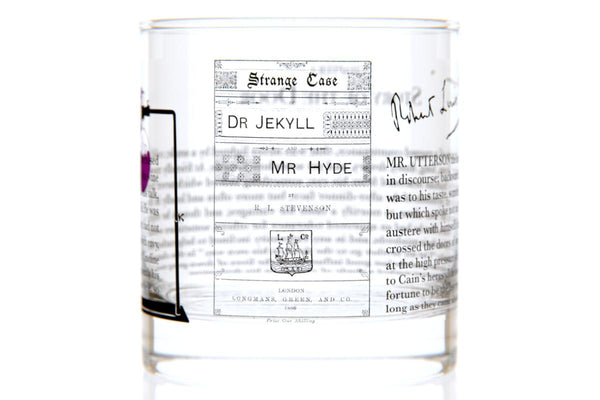Dr Jekyll and Mr Hyde - Stevenson Rocks Glass
