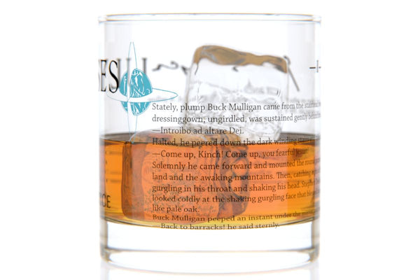 Ulysses - Joyce Rocks Glass