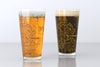 Annapolis MD Map Pint Glass Pair - Blue & Gold