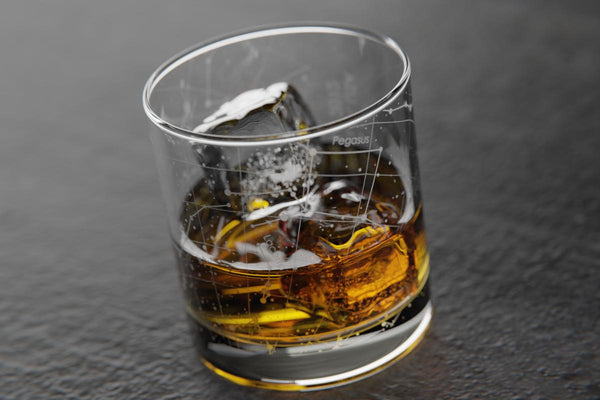 Custom Night Sky Rocks Glass