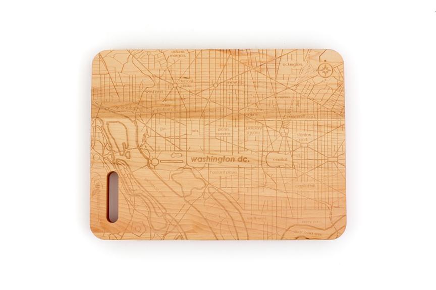 Washington D.C. Solid Maple Cutting Board | Well Told
