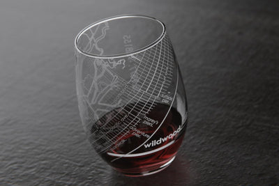 Avignon Custom Crystal Wine Glass Stemless Wine Lover Gift - Home Wet Bar