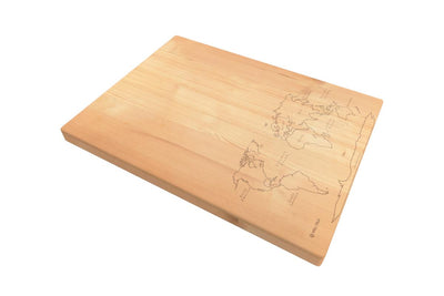 World Map 9X12 Cutting Board