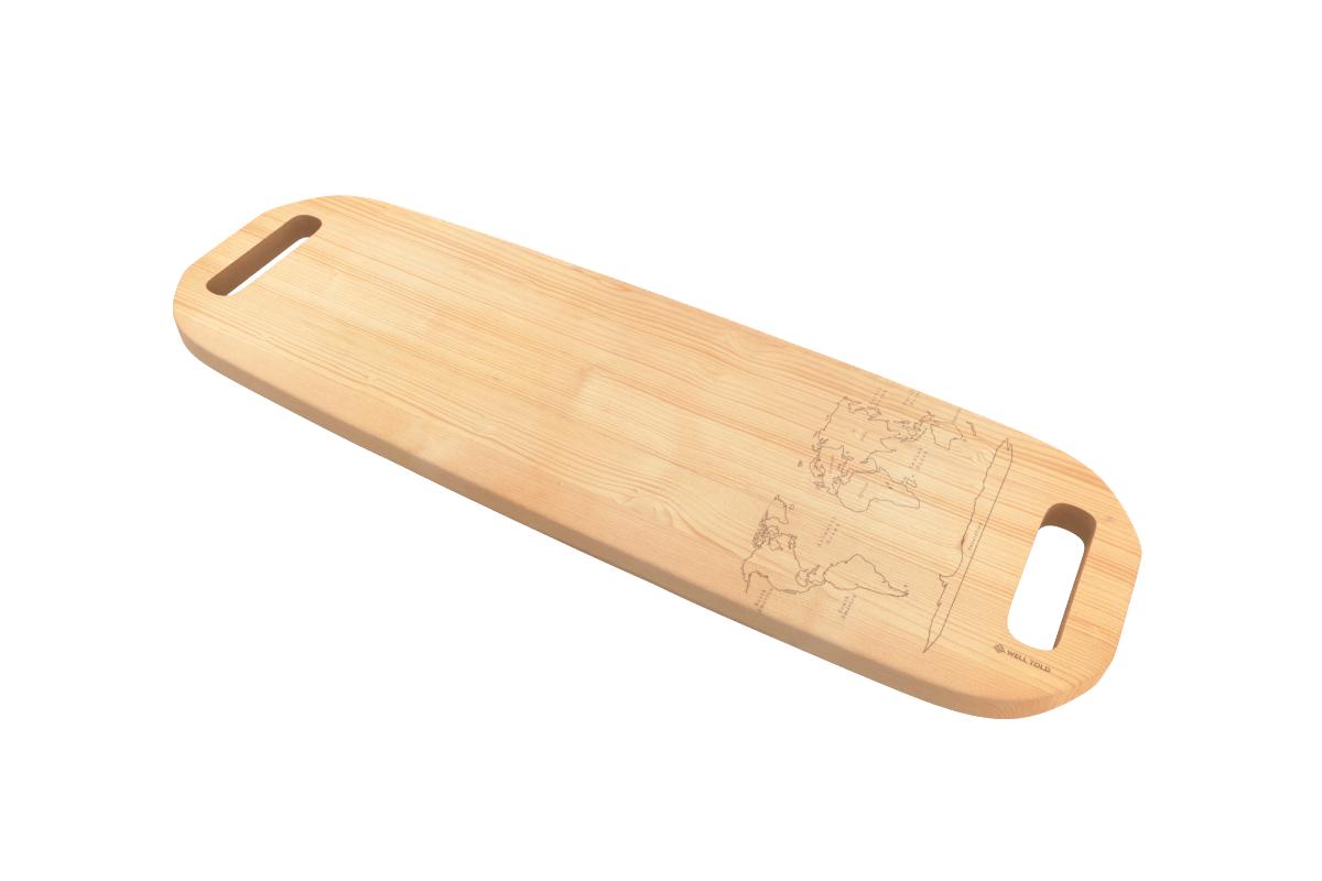World Map Serving Board