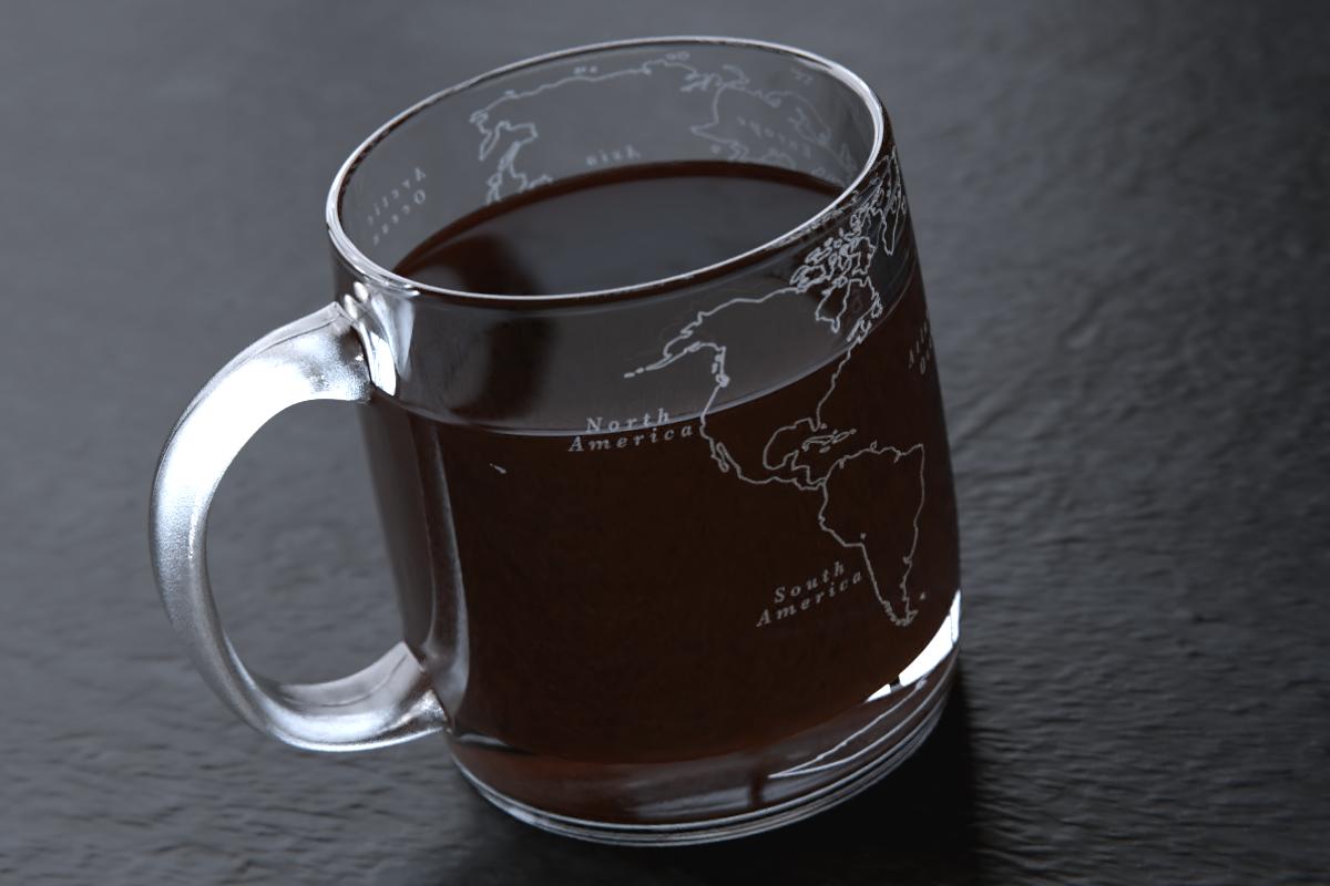 World Map Coffee Mug