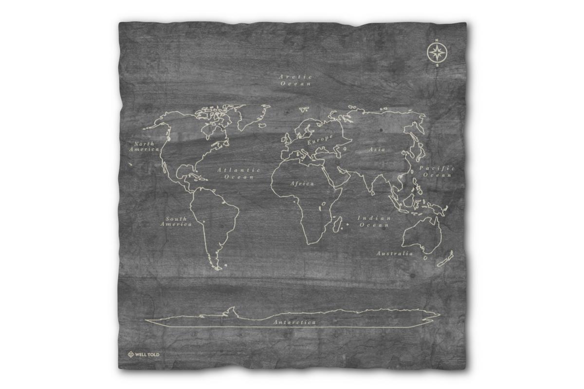 World Map Slate Server