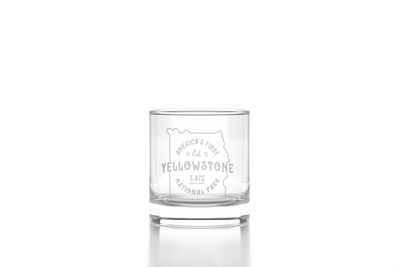 Yellowstone Rocks Glass