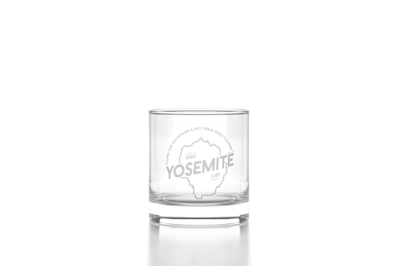 Yosemite Rocks Glass