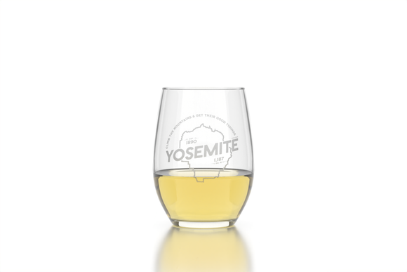 Yosemite Stemless Wine Glass